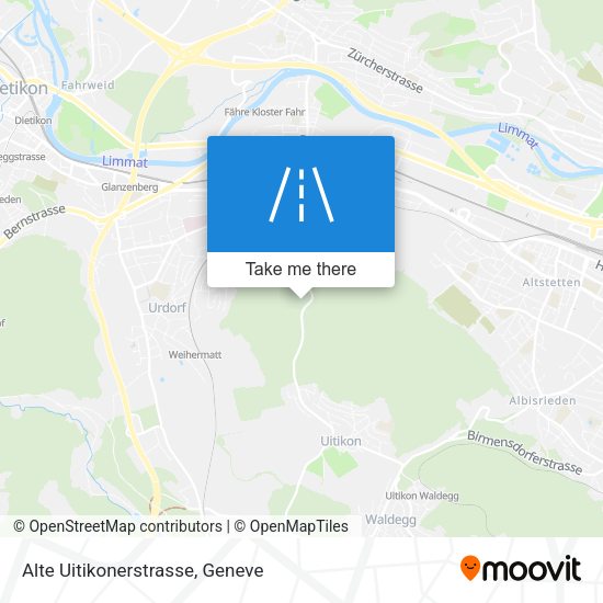 Alte Uitikonerstrasse map