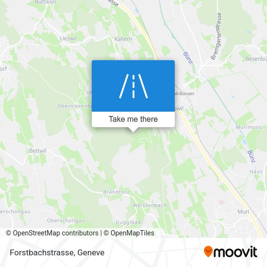 Forstbachstrasse map