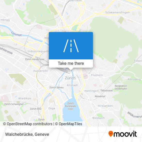 Walchebrücke map