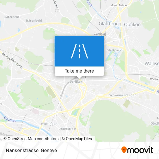 Nansenstrasse map