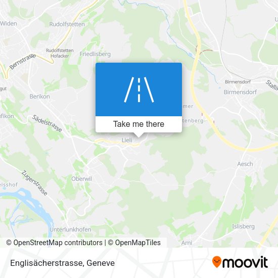 Englisächerstrasse map