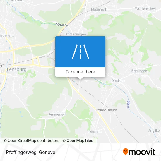 Pfeffingerweg map