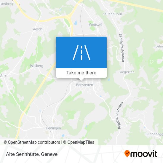 Alte Sennhütte map