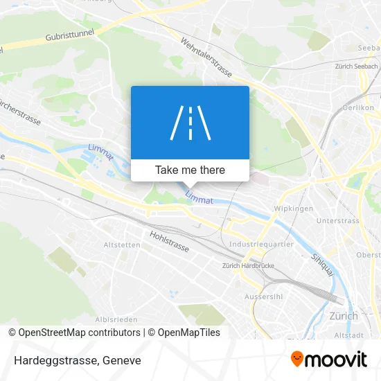 Hardeggstrasse map