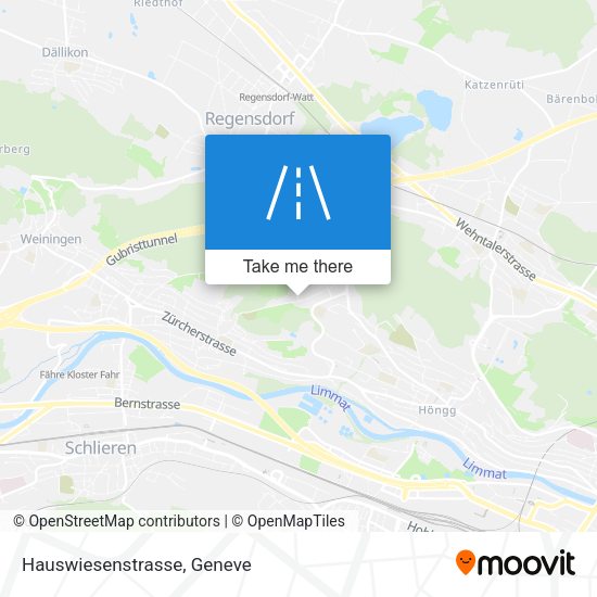 Hauswiesenstrasse map