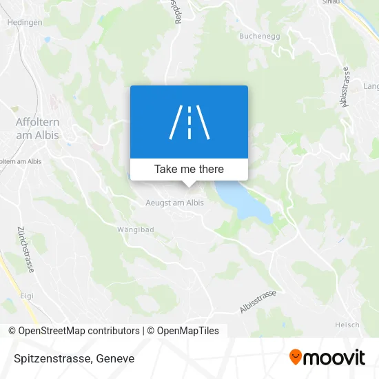 Spitzenstrasse map