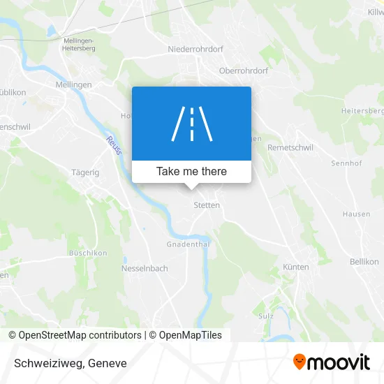 Schweiziweg map