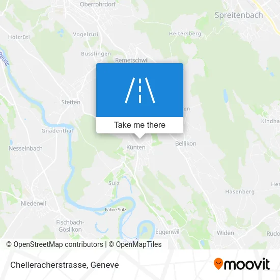 Chelleracherstrasse map