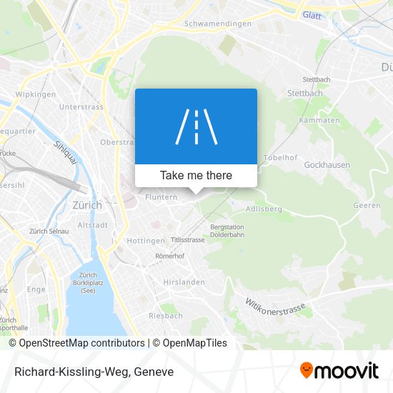 Richard-Kissling-Weg map