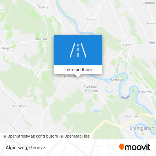 Algierweg map