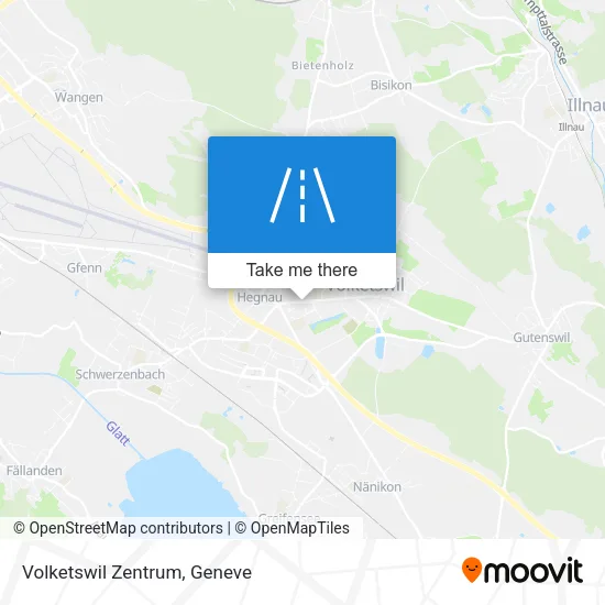Volketswil Zentrum map