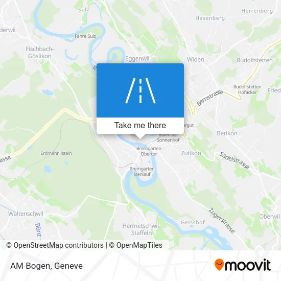 AM Bogen map