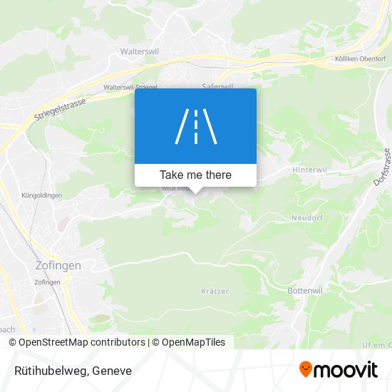 Rütihubelweg map
