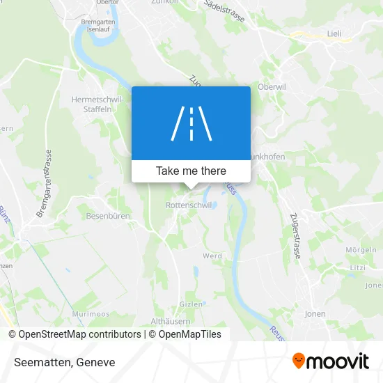 Seematten map