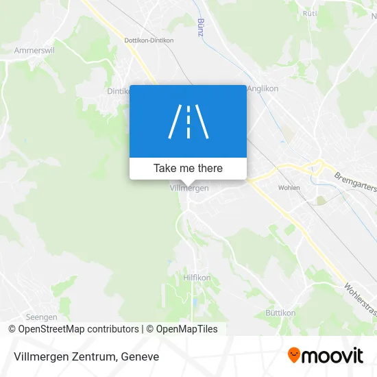 Villmergen Zentrum map