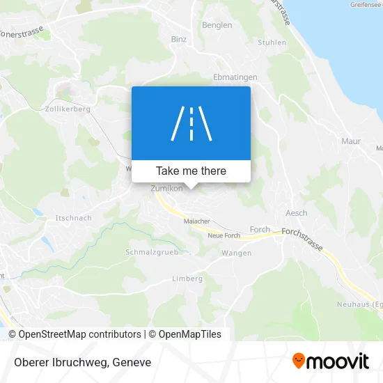 Oberer Ibruchweg map