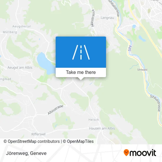 Jörenweg map