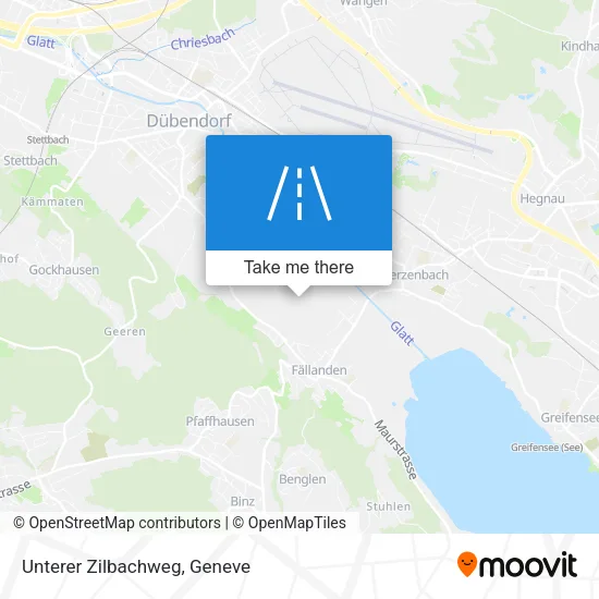 Unterer Zilbachweg map