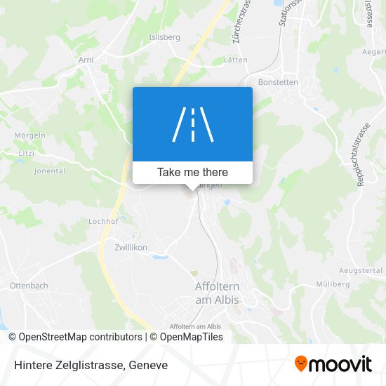Hintere Zelglistrasse map