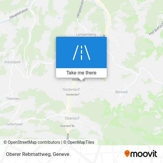 Oberer Rebmattweg map
