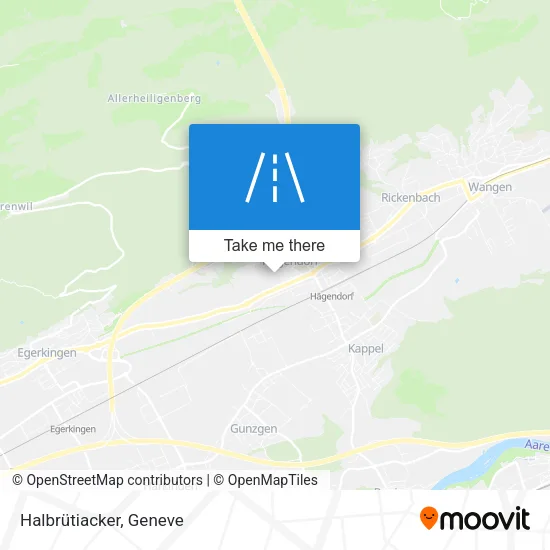 Halbrütiacker map