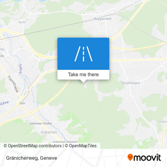 Gränicherweg map