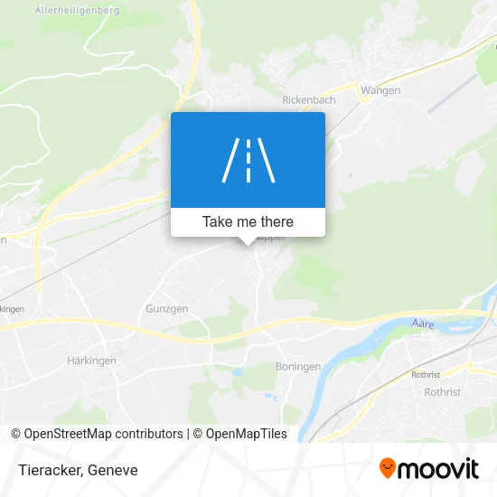 Tieracker map