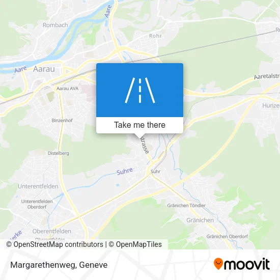 Margarethenweg map