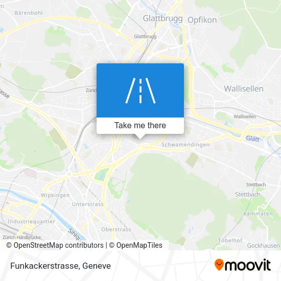 Funkackerstrasse map