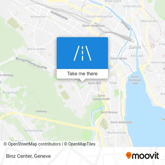 Binz Center map