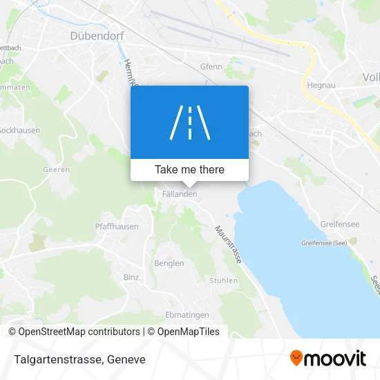 Talgartenstrasse map