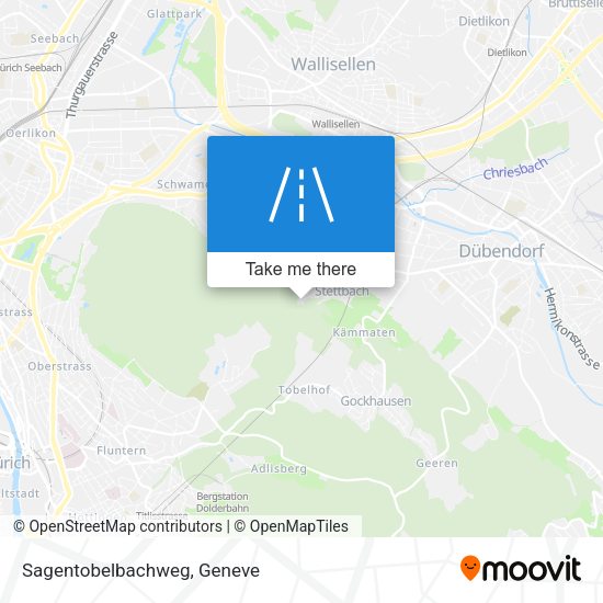 Sagentobelbachweg map