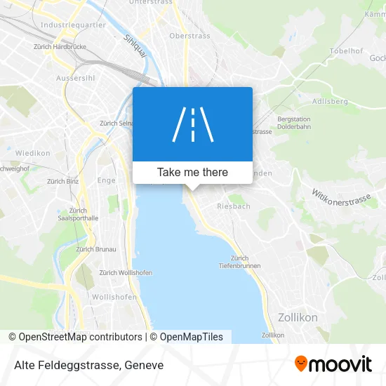 Alte Feldeggstrasse map