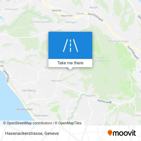 Hasenackerstrasse map