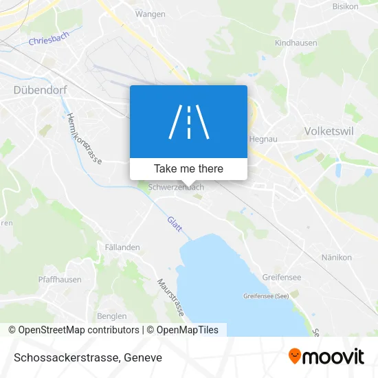 Schossackerstrasse map