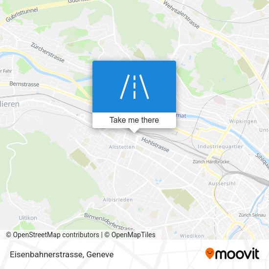 Eisenbahnerstrasse map