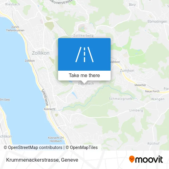 Krummenackerstrasse map