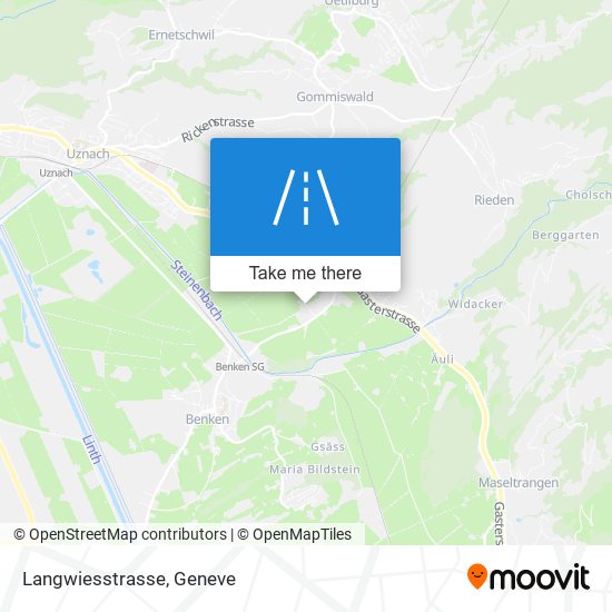 Langwiesstrasse map