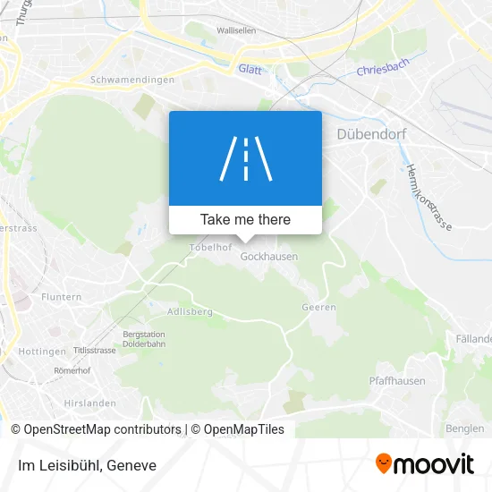 Im Leisibühl plan