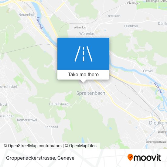 Groppenackerstrasse map