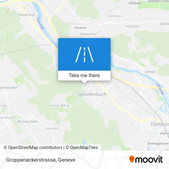 Groppenackerstrasse map