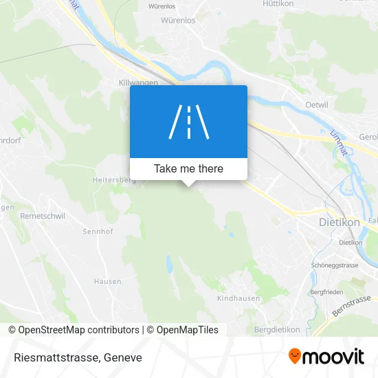 Riesmattstrasse map