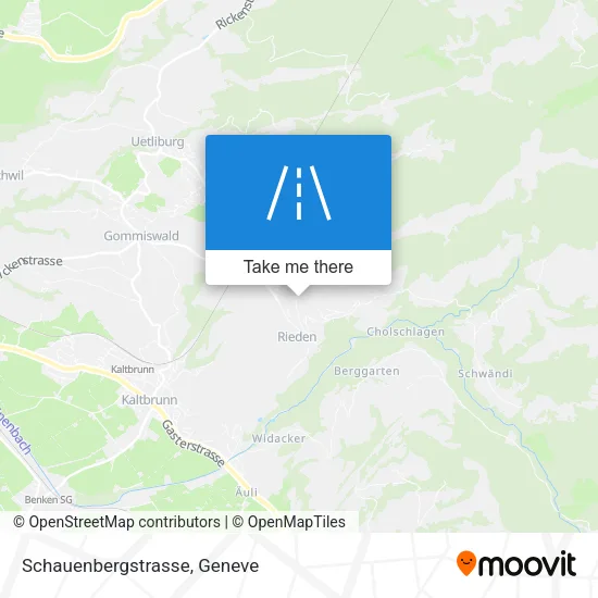 Schauenbergstrasse plan