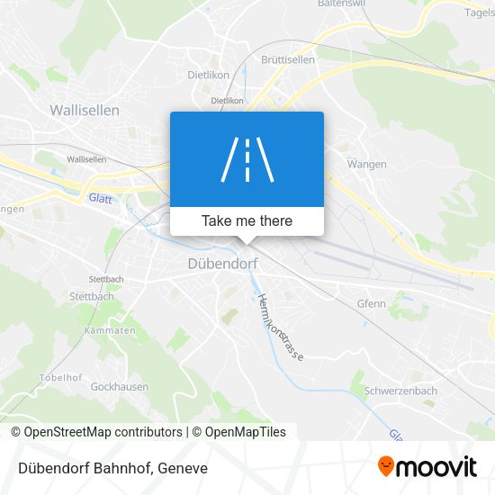 Dübendorf Bahnhof map