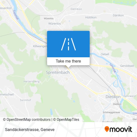 Sandäckerstrasse map