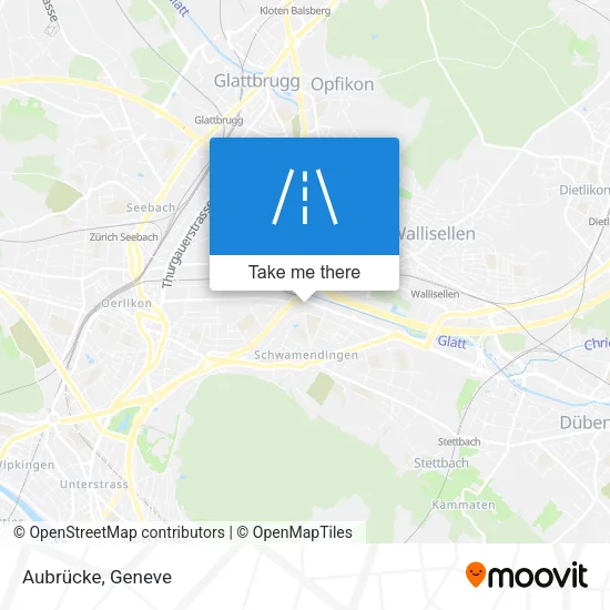 Aubrücke map