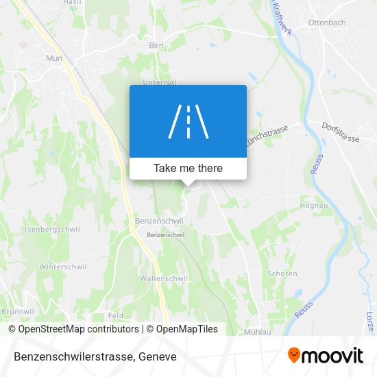 Benzenschwilerstrasse map
