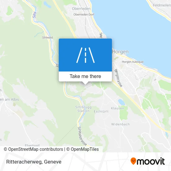Ritteracherweg map