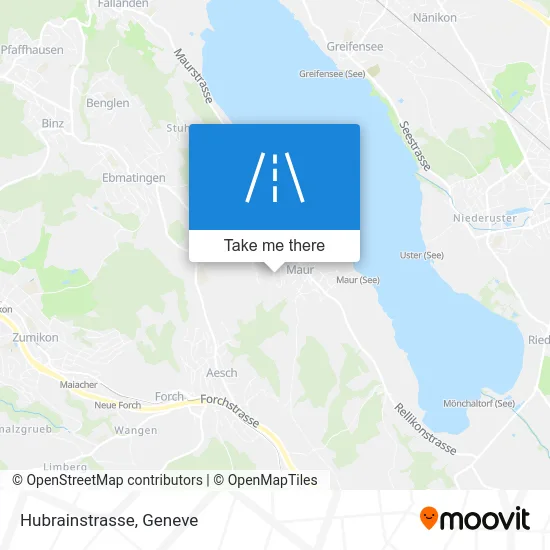 Hubrainstrasse map