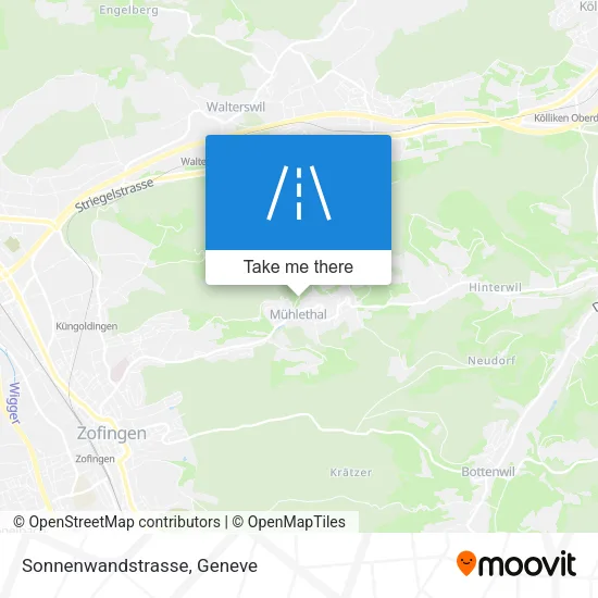Sonnenwandstrasse map